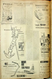 Página do jornal Unitário de novembro de 1958