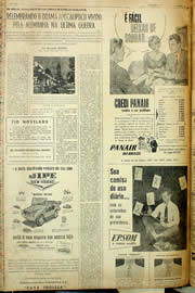 Página do jornal Unitário de novembro de 1958