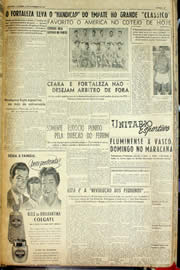 Página do jornal Unitário de novembro de 1958