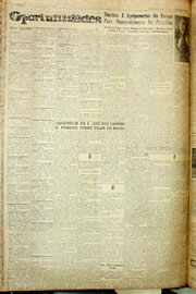 Página do jornal Unitário de novembro de 1958