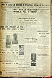 Página do jornal Unitário de novembro de 1958