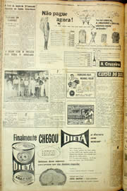 Página do jornal Unitário de novembro de 1958