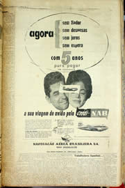 Página do jornal Unitário de novembro de 1958
