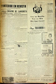 Página do jornal Unitário de novembro de 1958