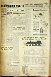 Página do jornal Unitário de novembro de 1958