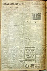 Página do jornal Unitário de novembro de 1958