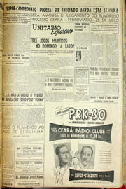 Página do jornal Unitário de novembro de 1958