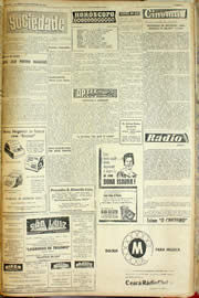 Página do jornal Unitário de novembro de 1958
