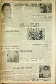 Página do jornal Unitário de novembro de 1958
