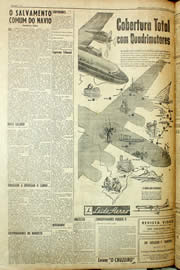 Página do jornal Unitário de novembro de 1958