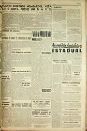 Página do jornal Unitário de dezembro de 1958