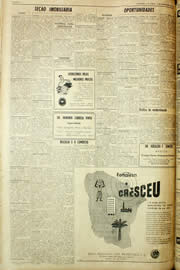 Página do jornal Unitário de dezembro de 1958