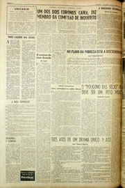 Página do jornal Unitário de dezembro de 1958