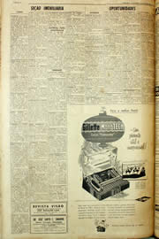 Página do jornal Unitário de dezembro de 1958