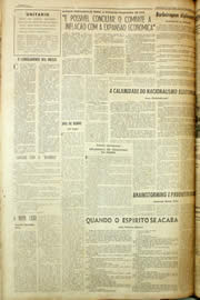 Página do jornal Unitário de dezembro de 1958