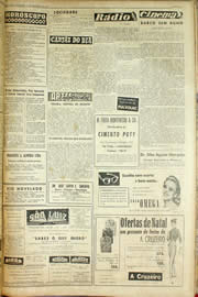 Página do jornal Unitário de dezembro de 1958