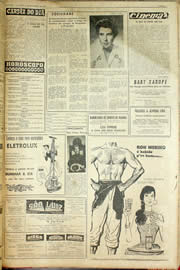 Página do jornal Unitário de dezembro de 1958