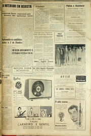 Página do jornal Unitário de dezembro de 1958