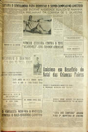 Página do jornal Unitário de dezembro de 1958