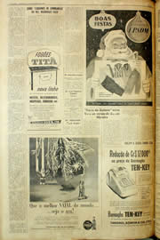 Página do jornal Unitário de dezembro de 1958