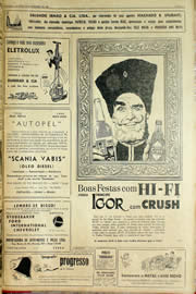 Página do jornal Unitário de dezembro de 1958