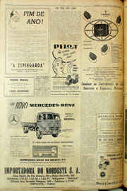 Página do jornal Unitário de dezembro de 1958