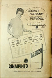 Página do jornal Unitário de dezembro de 1958