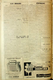 Página do jornal Unitário de dezembro de 1958