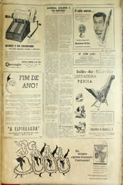 Página do jornal Unitário de dezembro de 1958