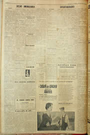 Página do jornal Unitário de janeiro de 1959