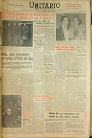 Página do jornal Unitário de janeiro de 1959