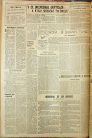 Página do jornal Unitário de janeiro de 1959