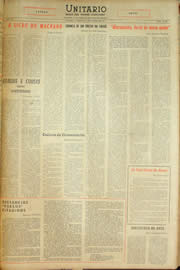 Página do jornal Unitário de janeiro de 1959