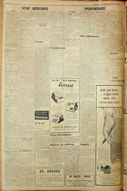 Página do jornal Unitário de janeiro de 1959