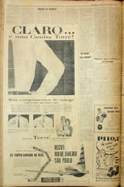 Página do jornal Unitário de janeiro de 1959