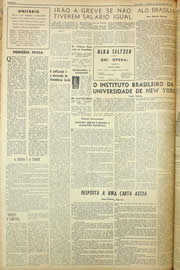 Página do jornal Unitário de janeiro de 1959