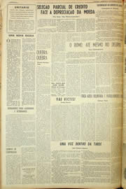 Página do jornal Unitário de fevereiro de 1959