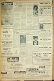 Página do jornal Unitário de fevereiro de 1959