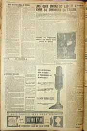 Página do jornal Unitário de fevereiro de 1959