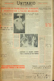 Página do jornal Unitário de fevereiro de 1959