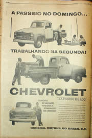 Página do jornal Unitário de fevereiro de 1959