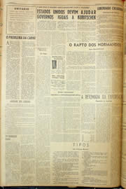 Página do jornal Unitário de fevereiro de 1959