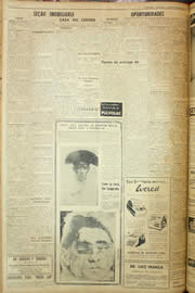 Página do jornal Unitário de fevereiro de 1959