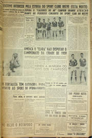 Página do jornal Unitário de fevereiro de 1959