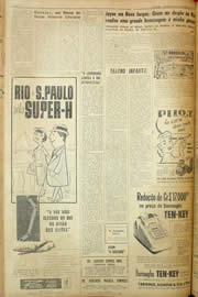 Página do jornal Unitário de fevereiro de 1959