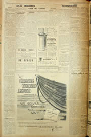 Página do jornal Unitário de fevereiro de 1959