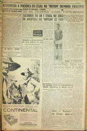 Página do jornal Unitário de fevereiro de 1959