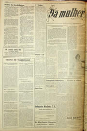 Página do jornal Unitário de fevereiro de 1959
