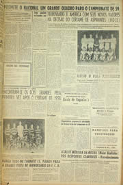 Página do jornal Unitário de fevereiro de 1959