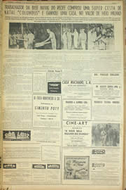 Página do jornal Unitário de março de 1959